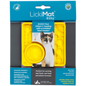 LickiMat Classic Kitty Available in 6 fun colours-LickiMat-WOOFALICIOUS.SG